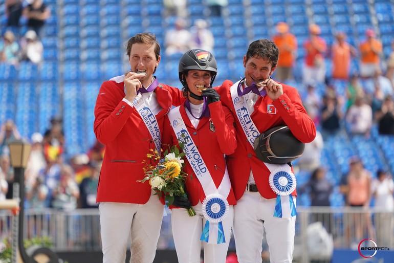 Nicht zuletzt natürlich die Bronzemedaille im Einzel bei den Weltreiterspielen in Tryon (USA) mit Albführen's Bianca. 